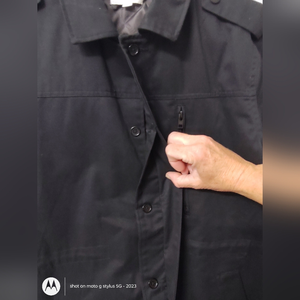 Five Four Medium Button Down Black Jacket - image 6